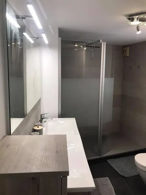 Douche rénovée