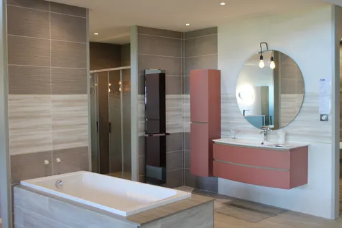 Meuble de salle de bain en bois